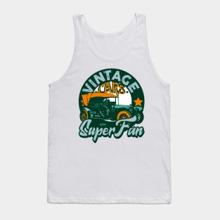 Vintage cars, classic cars, retro cars Tank Top